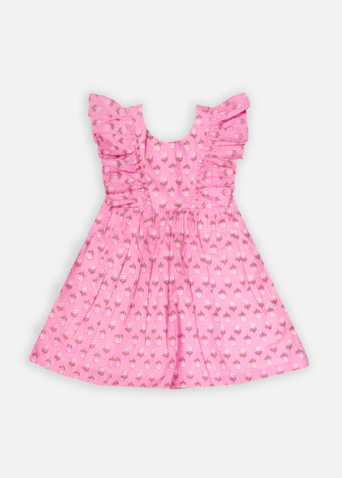 Pink Floral Dress Pansy